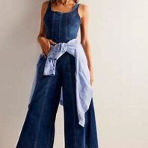 We The Free Lovers Lane Cropped Jumpsuit